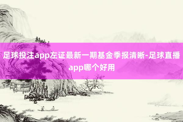 足球投注app左证最新一期基金季报清晰-足球直播app哪个好用