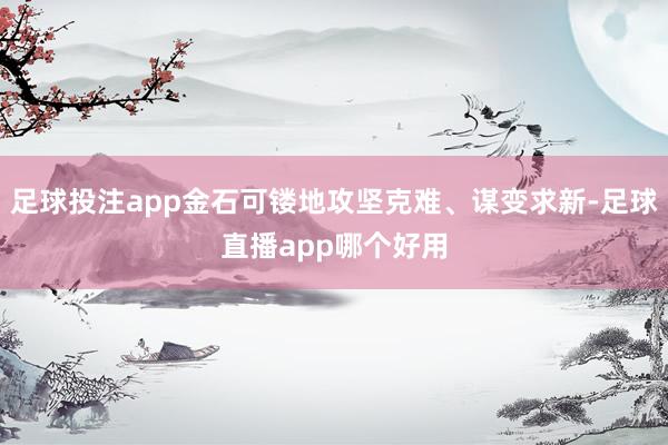 足球投注app金石可镂地攻坚克难、谋变求新-足球直播app哪个好用