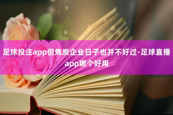 足球投注app但焦炭企业日子也并不好过-足球直播app哪个好用