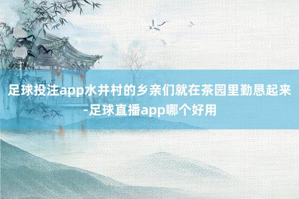 足球投注app水井村的乡亲们就在茶园里勤恳起来-足球直播app哪个好用